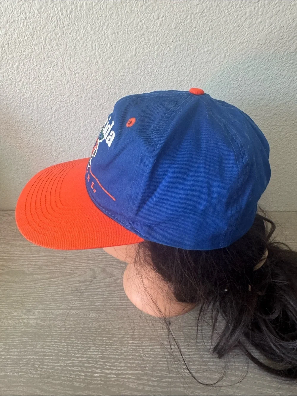 Twins Enterprise Vintage Florida Gators Snapback Hat NCAA Men's Orange Blue